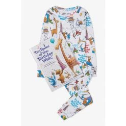 Hatley White Long Sleeve Flat Pack Pyjamas