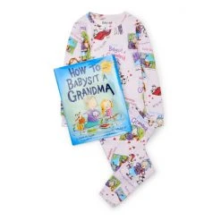 Hatley Pink Long Sleeve How To Babysit Grandma Pyjama Set