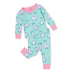 Hatley Baby Blue Adorable Alpacas Organic Cotton Pyjama Set