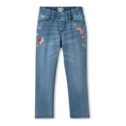 Hatley Blue Pretty Patches Stretch Denim Jeans -Hatley Shop unnamed file 629