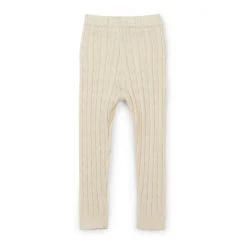 Hatley Cream Cable Knit Tights